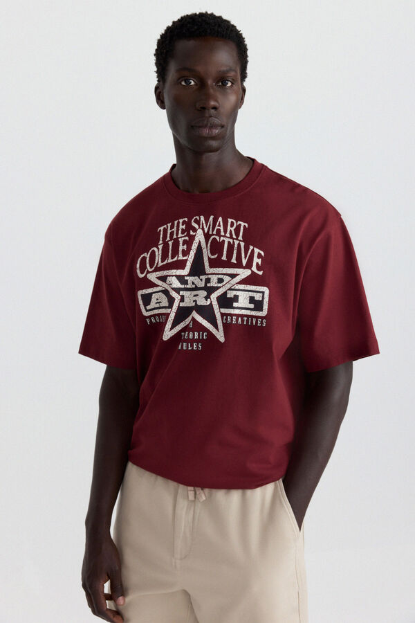 Springfield Camiseta creative colective rojo