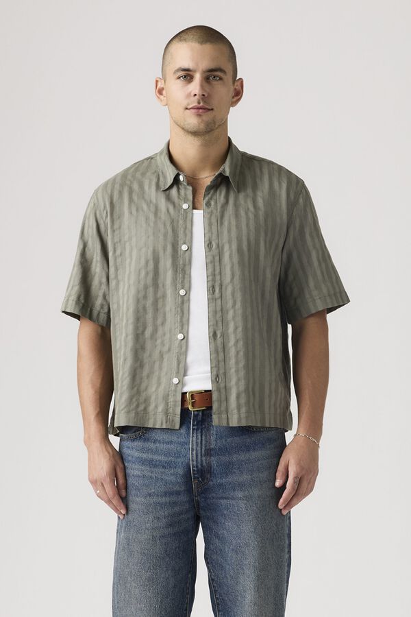 Levi's Kurz&auml;rmeliges Crop-Hemd Roh
