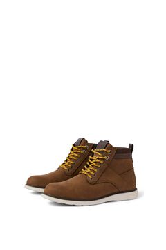 Jack & Jones Stiefeletten mit Schn&uuml;rsenkeln und runder Spitze