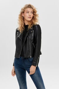 Only Bikerjacke aus veganem Leder