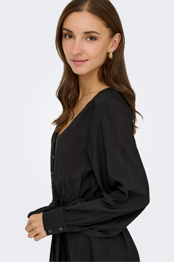 JDY Short fluid short dress Crna