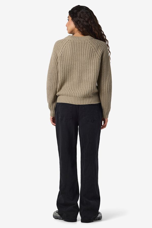 Noisy May Chunky buttons down cardigan grey