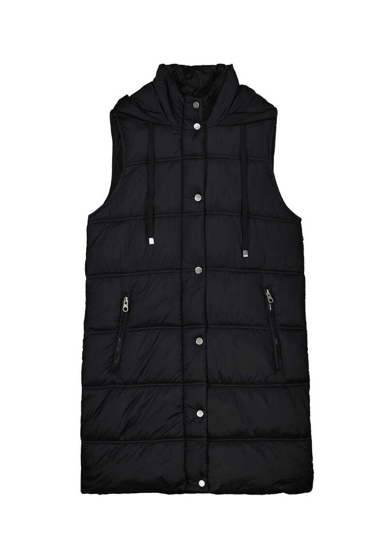 Springfield Recycled polyester puffer gilet black