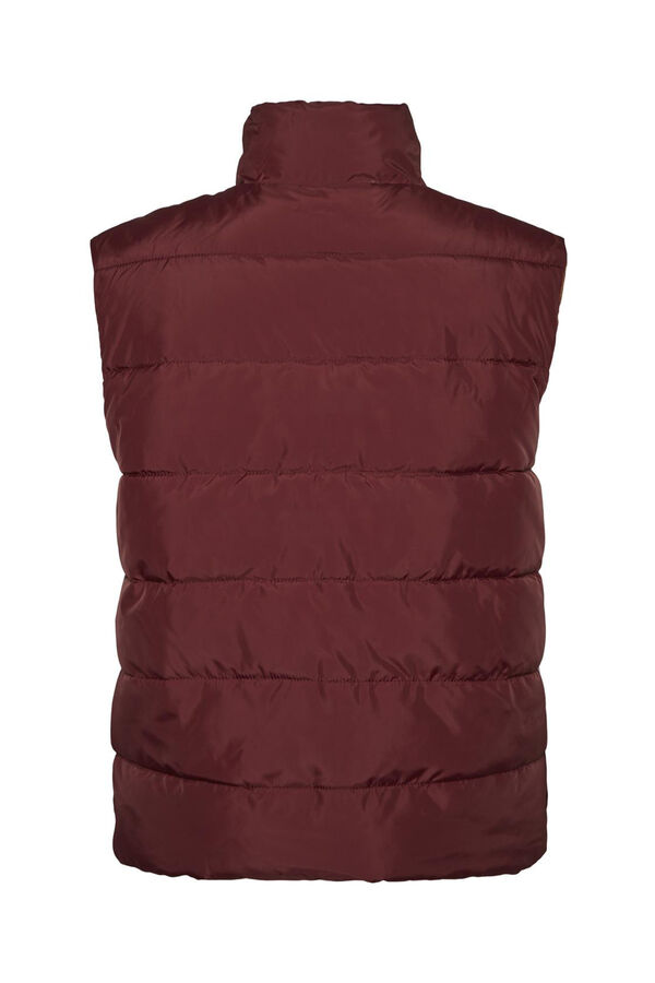 Springfield Short quilted gilet purple