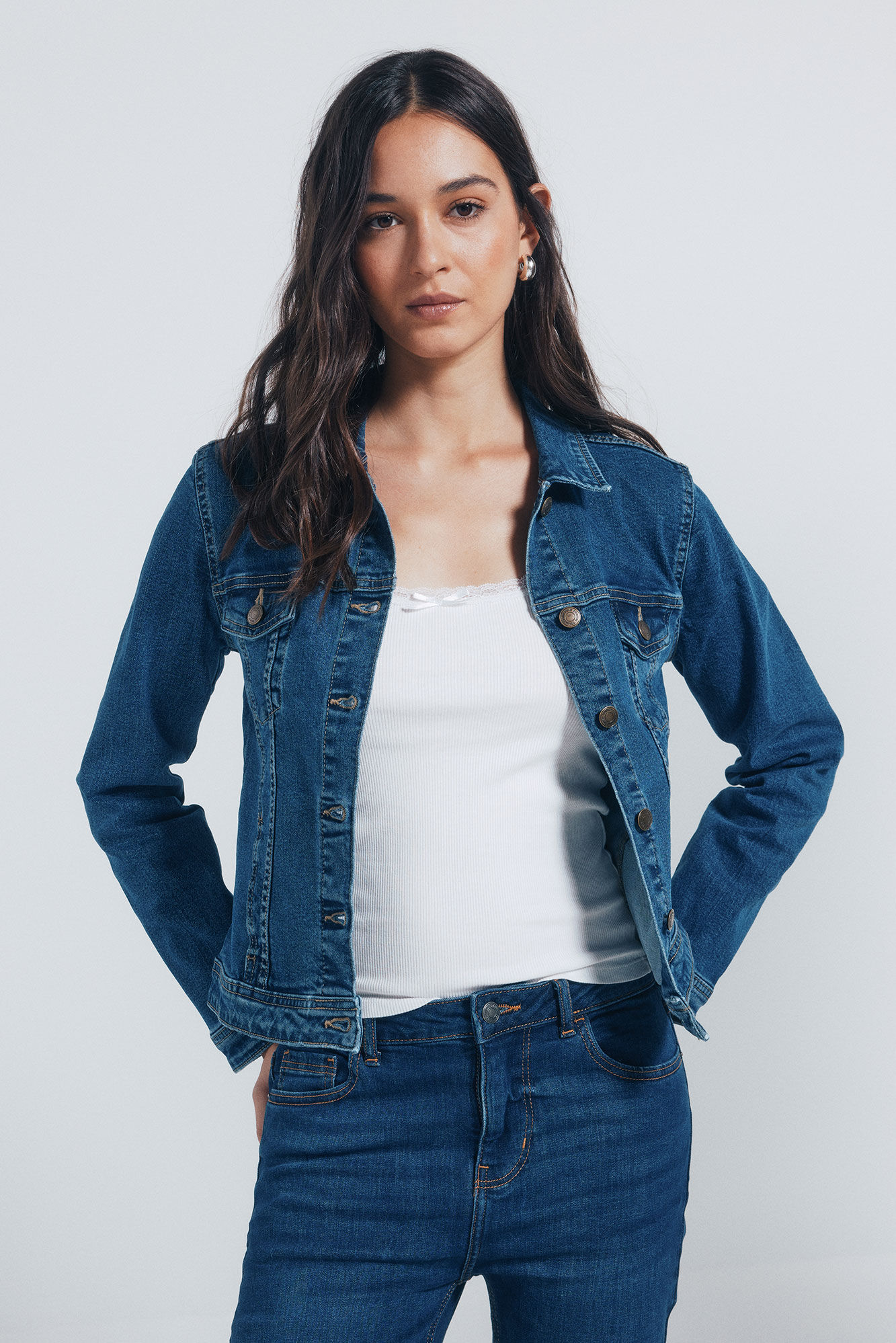 Springfield Cotton denim jacket