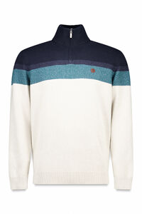 Springfield Color block zip fastening jumper