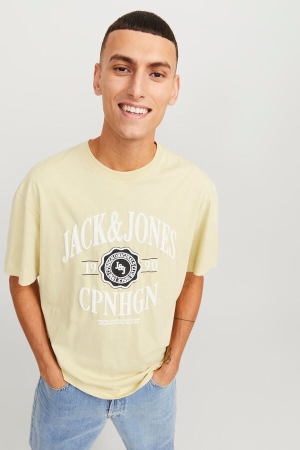 Springfield Camiseta fit relaxed amarillo
