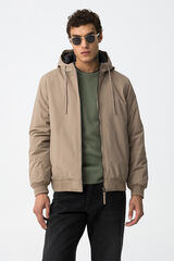 Tiffosi Abrigo Acolchado Resistente al Agua beige