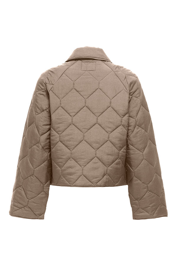 Only Chaqueta acolchada tostado