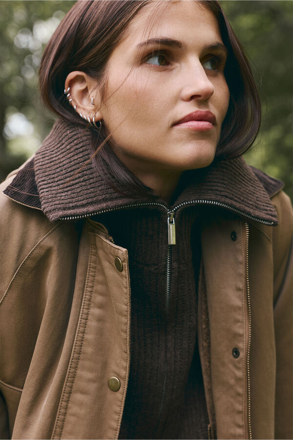 Springfield Cardigan with buttons brown