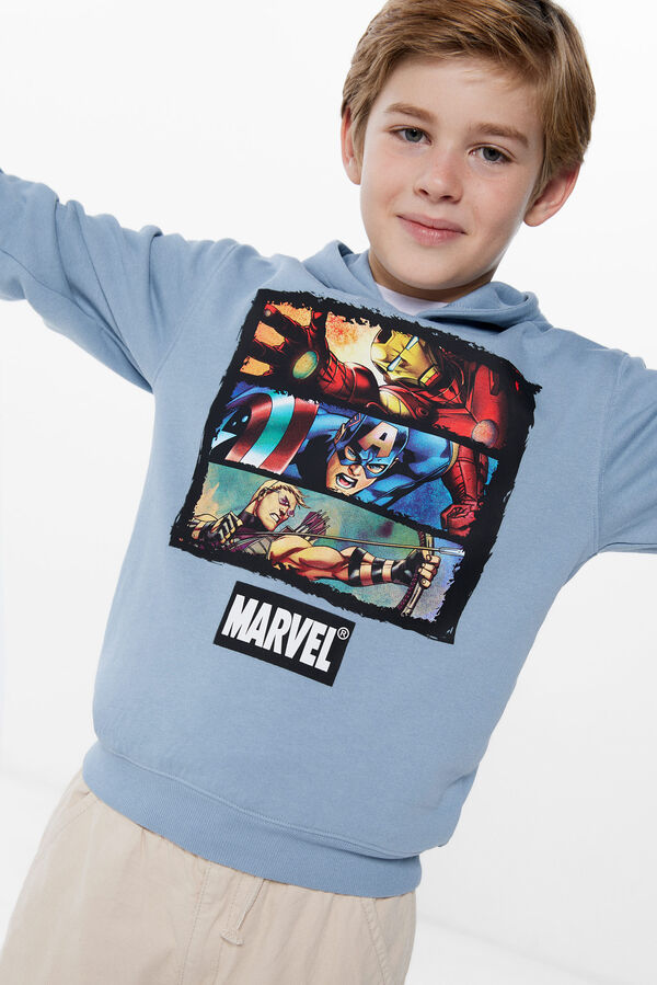 Springfield Boys' Avengers sweatshirt svijetloplava