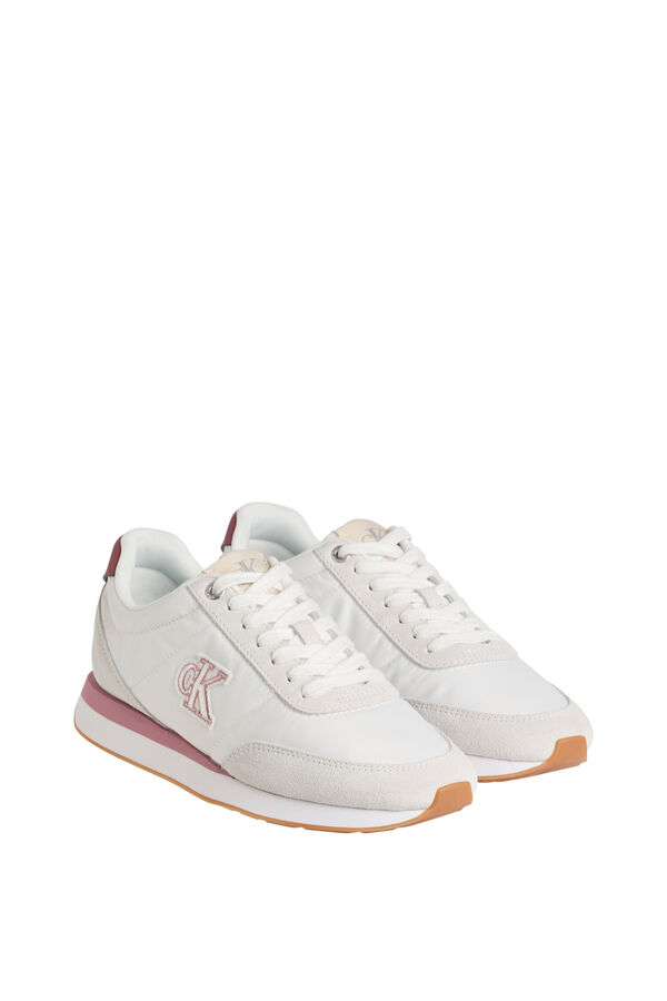 CK Jeans Zapatilla runner Calvin Klein blanco