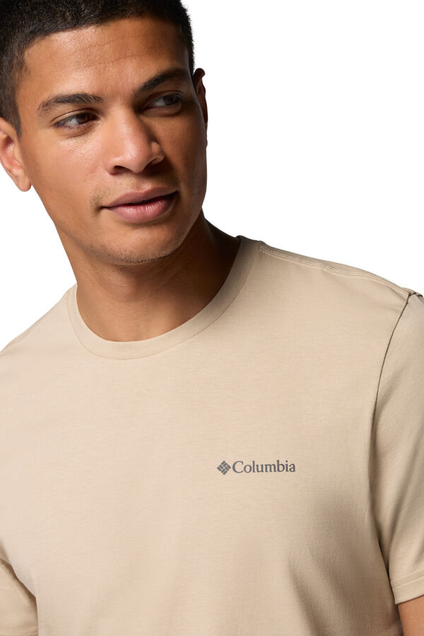 Columbia T-shirt b&aacute;sica cru