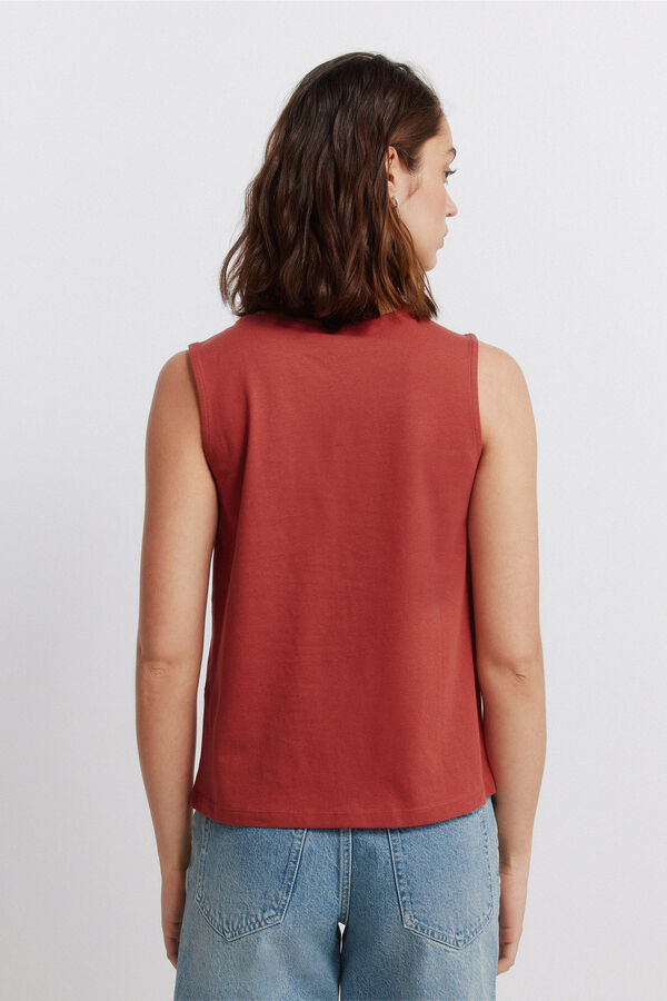 Springfield Plumetis vest top red