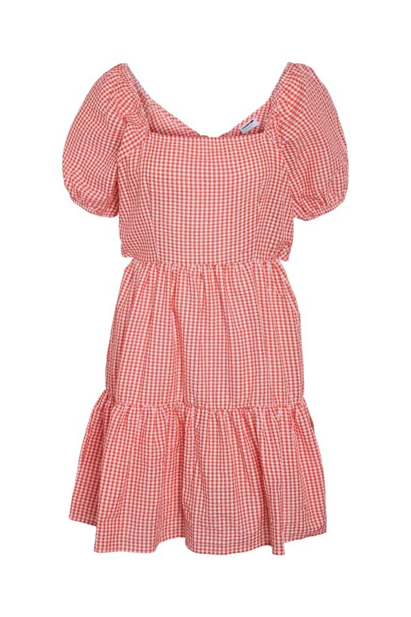 Noisy May Short dress with back tie red