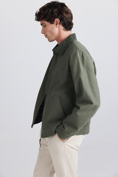 Springfield Washed cotton contrast jacket