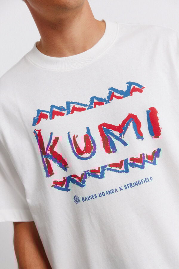 Springfield Camiseta KUMI Ola marfil