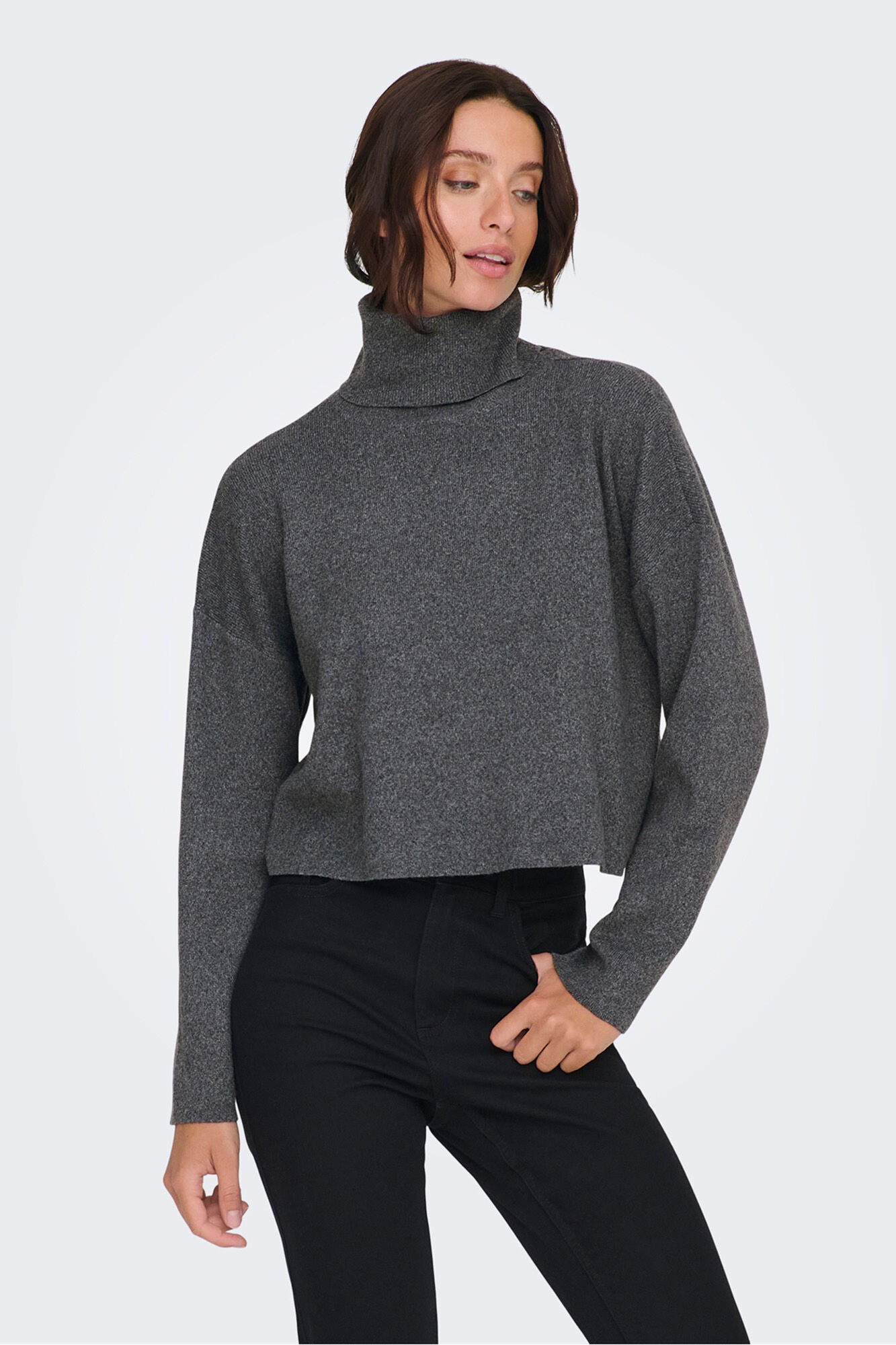 Only Jersey de cuello alto