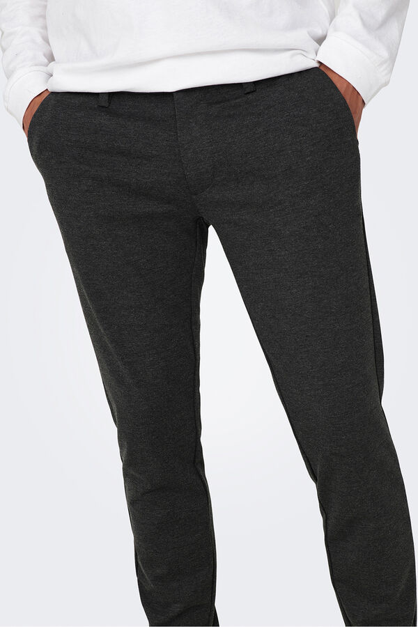 Only & Sons Schmale lange Hosen Grau