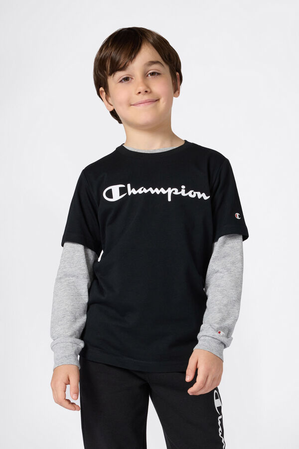 Champion Short-sleeved T-shirt Crna