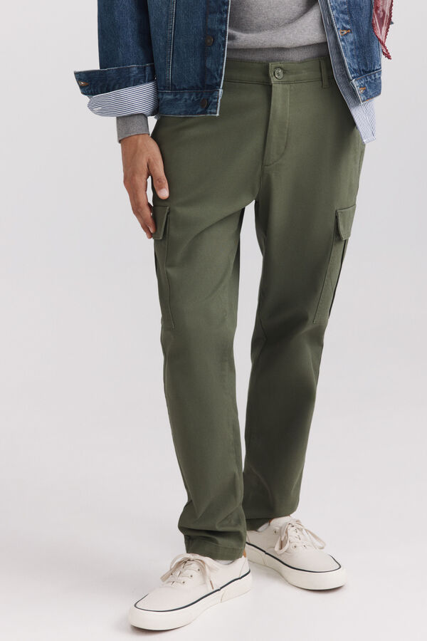Springfield Comfort cargo trousers beige
