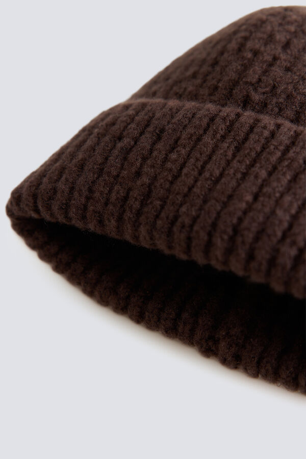 Springfield Ribbed basic beanie printed