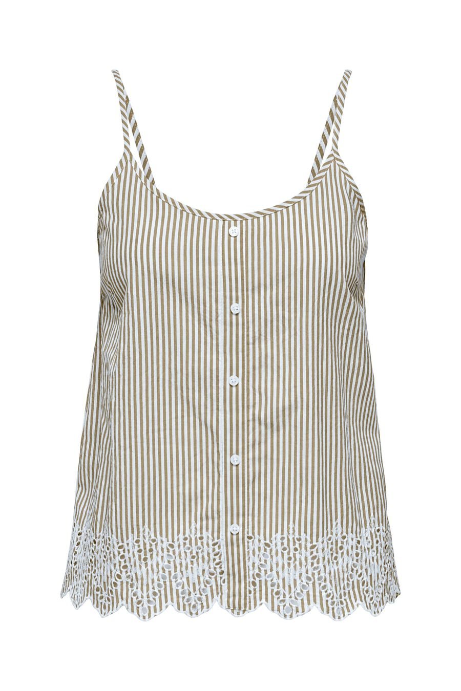 Top detalles bordados