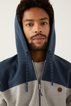 Springfield Kiv&aacute;gott, color block kapucnis pul&oacute;ver  sz&uuml;rke