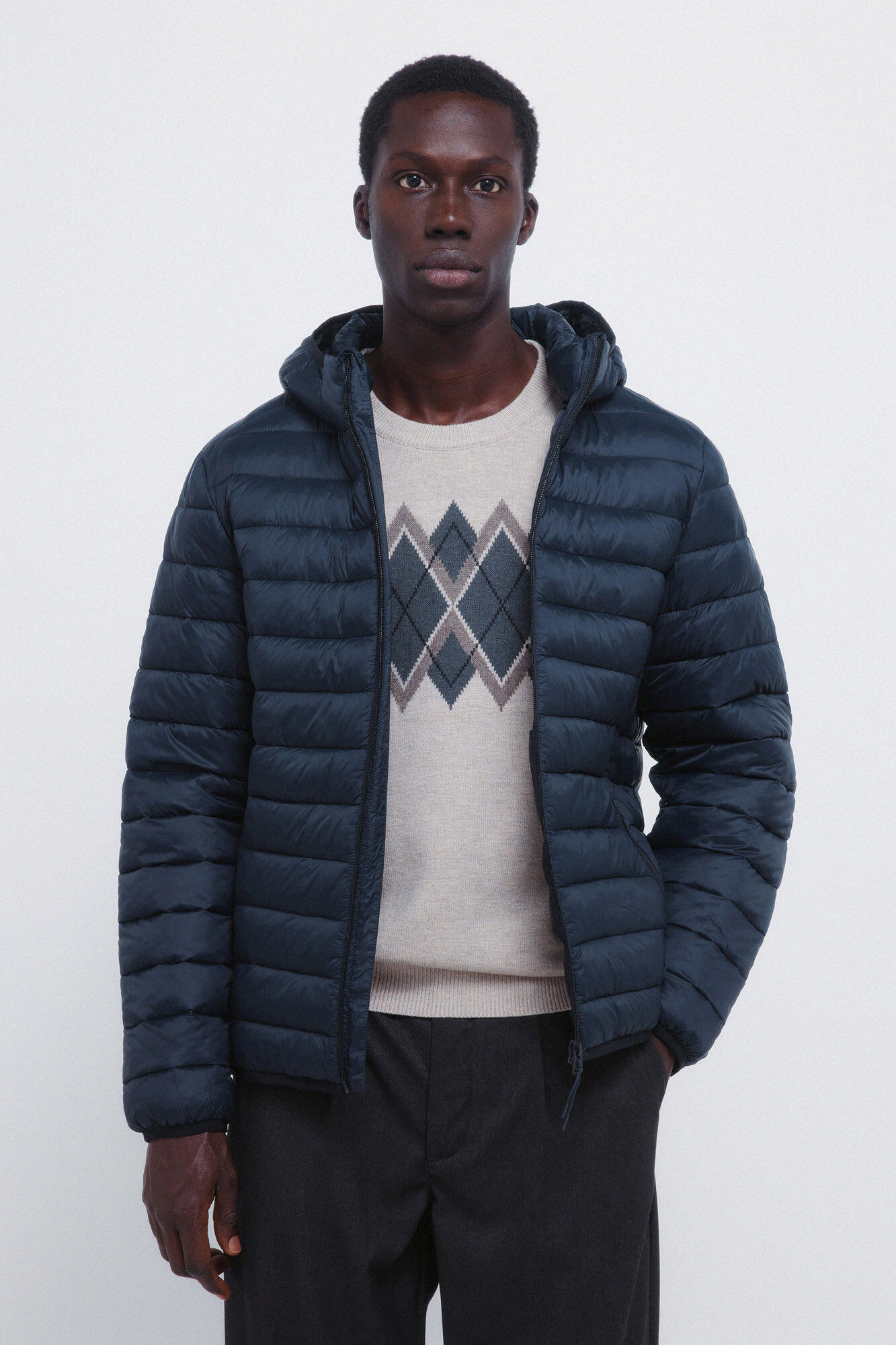 Springfield Hooded puffer jacket