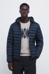 Springfield Chaqueta acolchada capucha azul