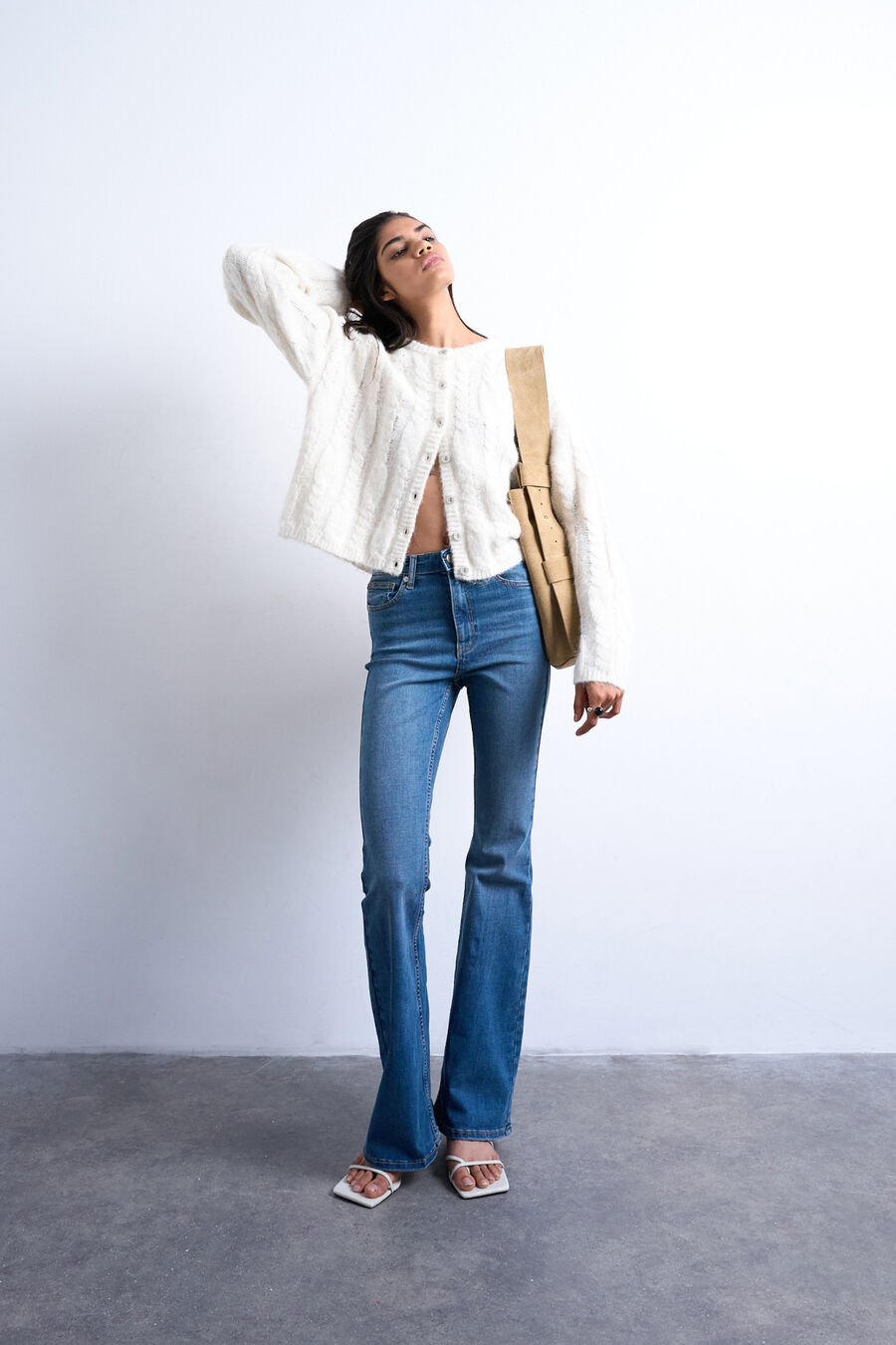 Jeans flared fit