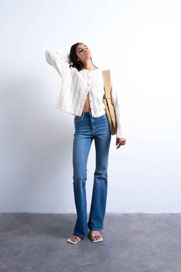 Topshop Flared fit jeans blue