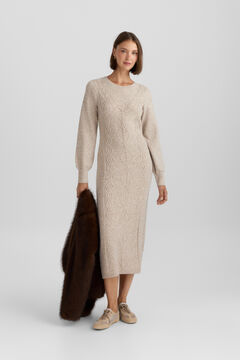 Springfield Robe midi tress&eacute;e