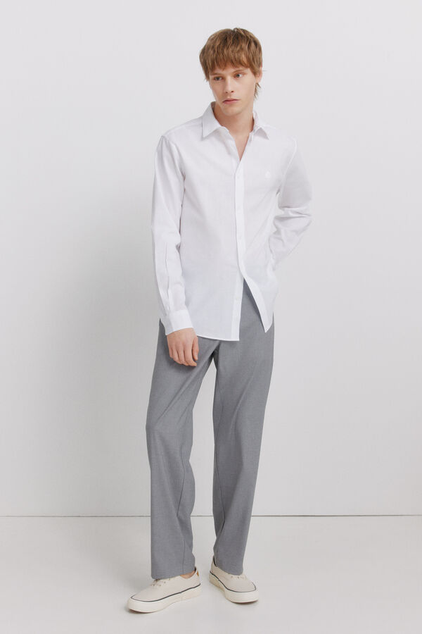 Springfield Linen shirt white