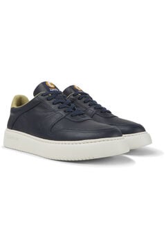 Springfield Blue leather sneakers color