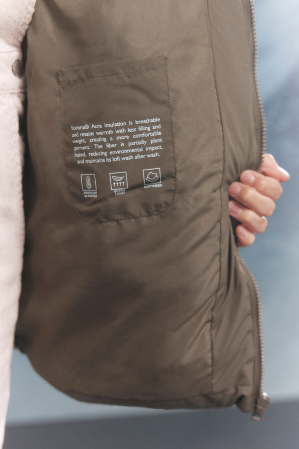 Springfield Chaqueta acolchada repelente al agua Sorona Aura kaki