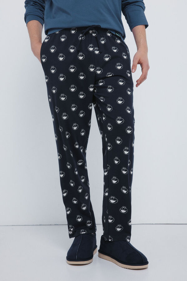 Springfield Sesame Street Long Pajamas blue