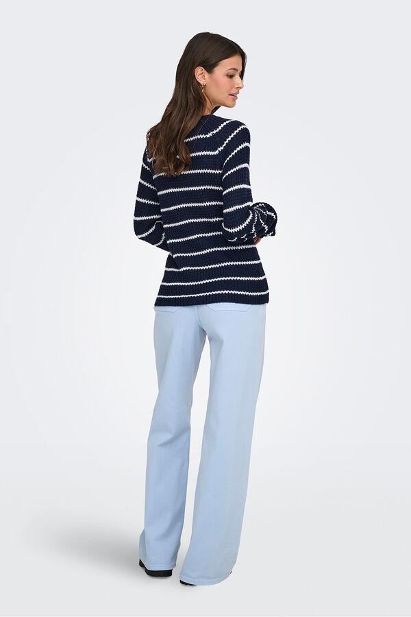 JDY Round neck jumper black