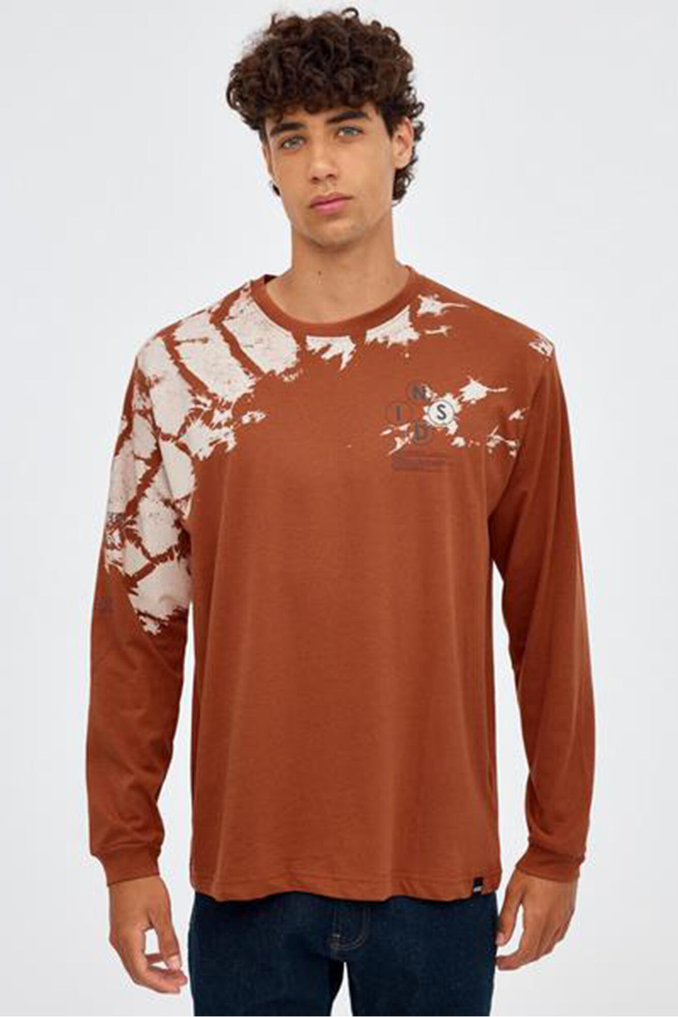 Inside T-shirt com estampado de manchas