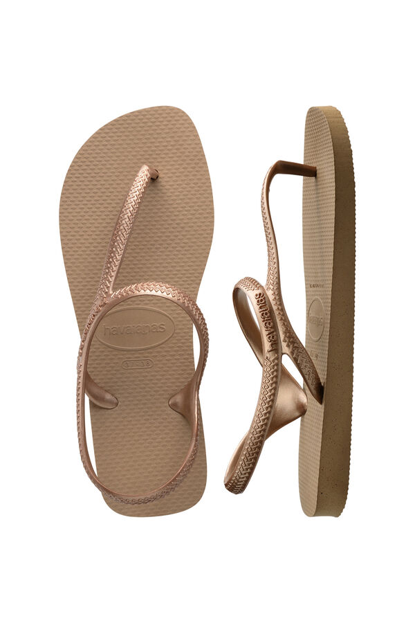 Havaianas Rubber flat sandals nude