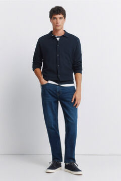 Springfield Jeans lavagem escura slim fit