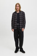 Jack & Jones Checkered flannel shirt Crna