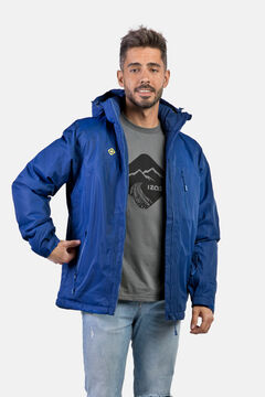 Springfield Windbreaker jacket, water resistant, with detachable hood and thermo-sealed seams. blue