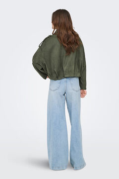 JDY Casaco bomber efeito camur&ccedil;a