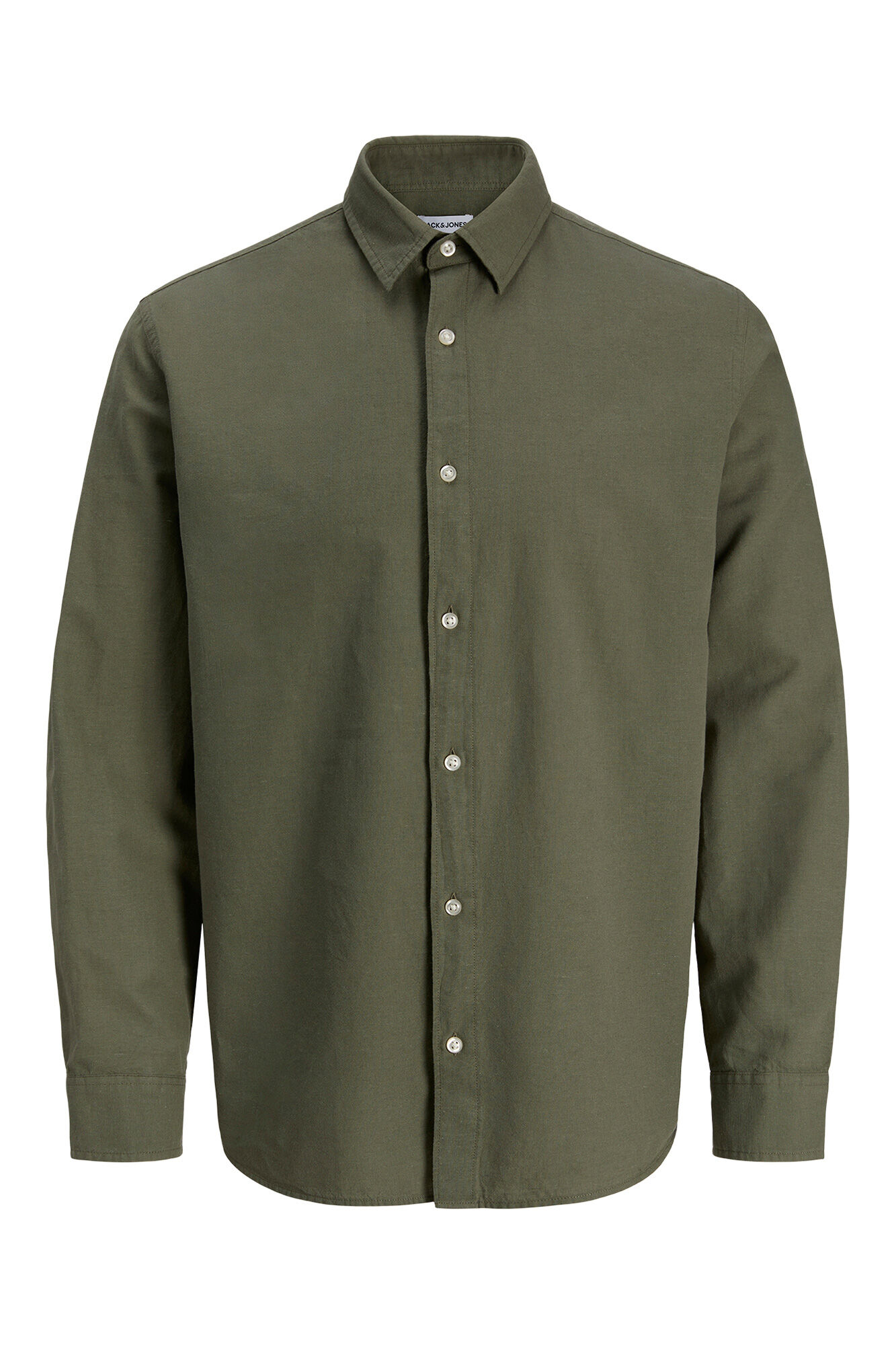 Jack & Jones Camisa manga larga con lino fino