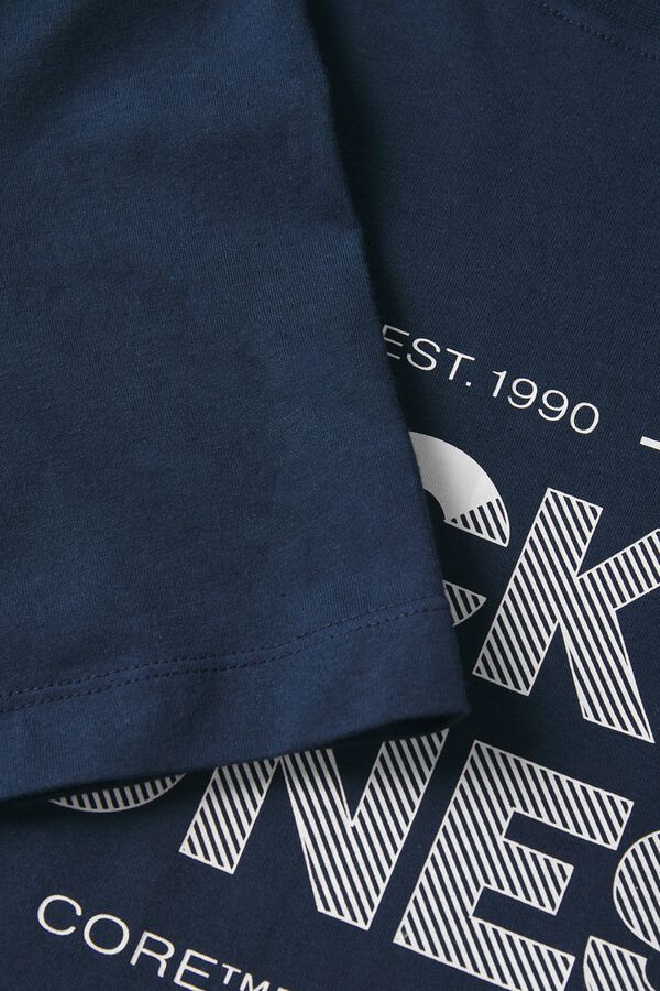 Jack & Jones Logo short sleeve T-shirt bleu