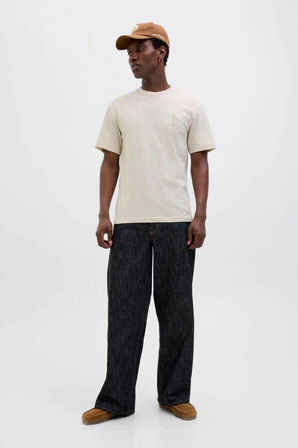 Jack & Jones Slim backprint T-shirt grey