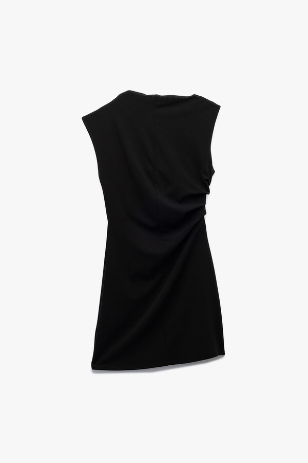 Koton Minivestido drapeado negro