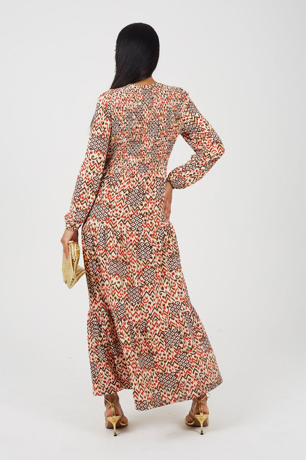 Brave Soul Long print dress Print