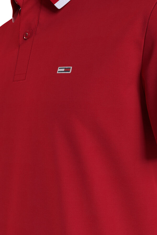 Springfield Men's Tommy Jeans polo shirt royal red